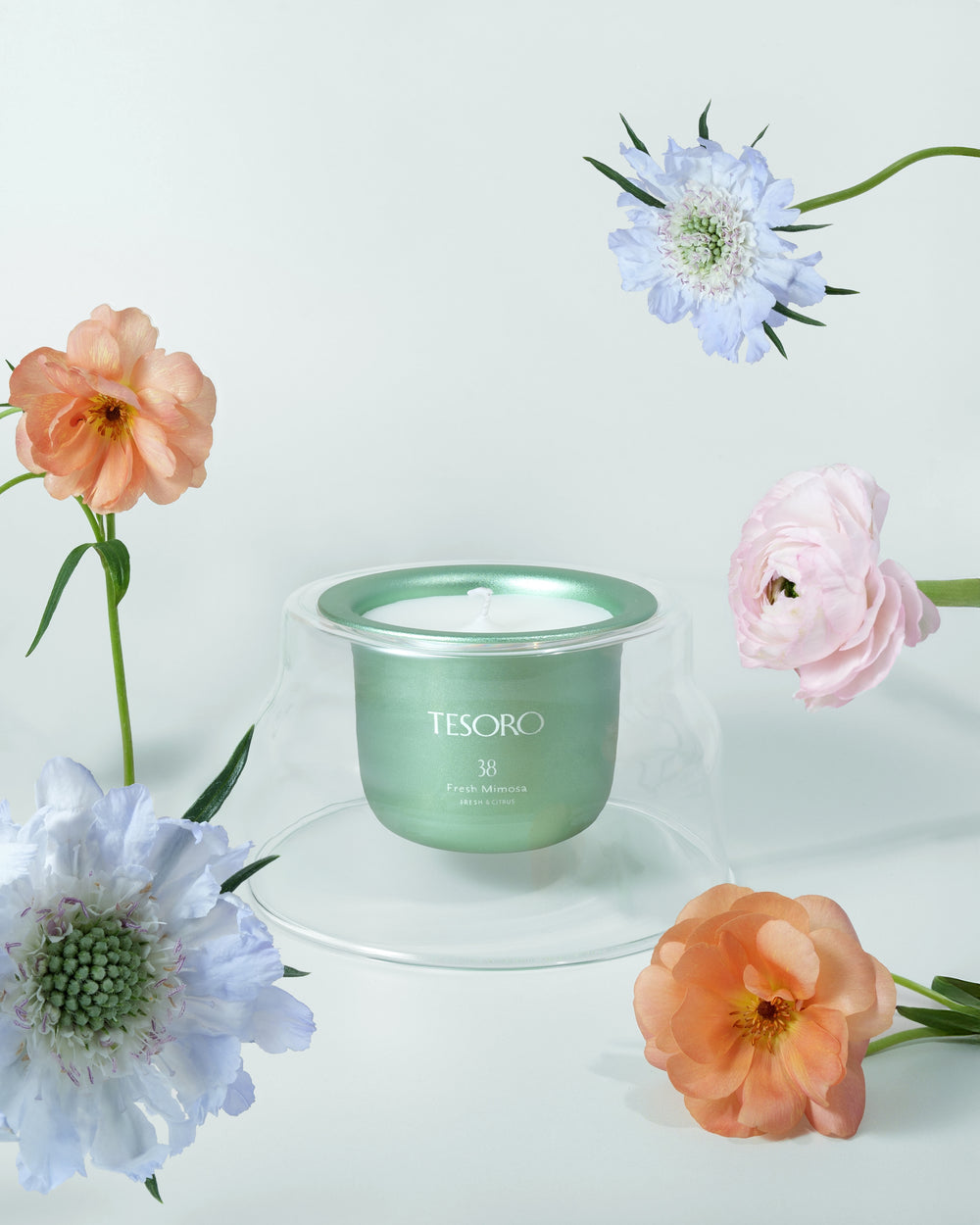 Candle Starter Set (Glass Forever Vessel + First Candle Refill)